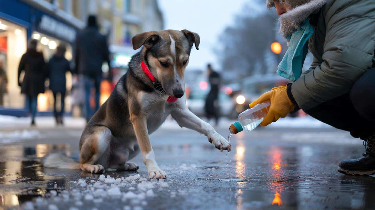 Streusalz-Gefahr: Was es wirklich mit den Pfoten Ihres Hundes anrichtet