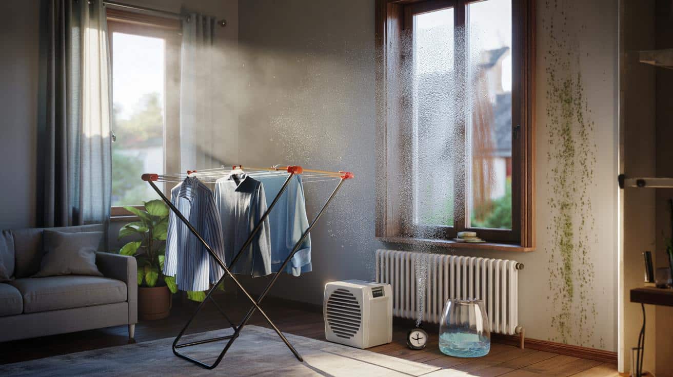 Wäschetrocknen im Zimmer: Die unsichtbare Sporen-Gefahr, die viele unterschätzen